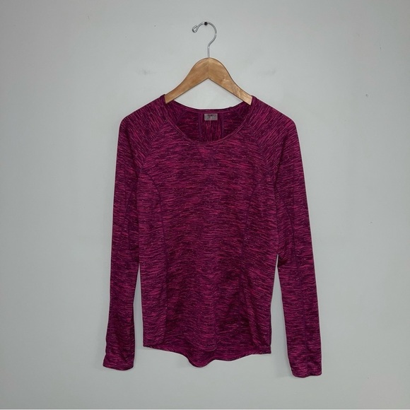Marmot Long Sleeve  Top‎ Women’s Size Small Purple Pink Heathered Activewear - Picture 2 of 8